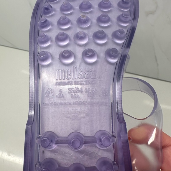 Melissa possession fisherman jelly women’s shoes lightly used - Picture 3 of 3